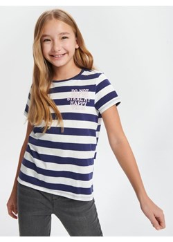 Sinsay - Koszulka - kremowy ze sklepu Sinsay w kategorii Bluzki dziewczęce - zdjęcie 166243465