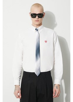 Human Made koszula bawełniana Oxford B.D męska kolor biały regular z kołnierzykiem button-down HM26SH001 ze sklepu PRM w kategorii Koszule męskie - zdjęcie 166245938