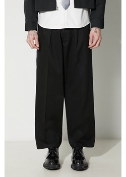 Human Made spodnie Beach męskie kolor czarny w fasonie chinos HM26PT001 ze sklepu PRM w kategorii Spodnie męskie - zdjęcie 166245968