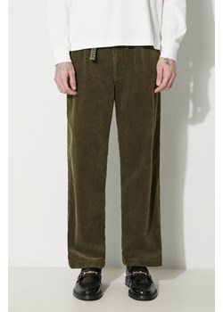 Human Made spodnie sztruksowe Corduroy Easy kolor zielony proste HM26PT017 ze sklepu PRM w kategorii Spodnie męskie - zdjęcie 166245976