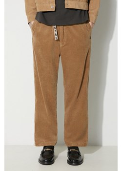 Human Made spodnie sztruksowe Corduroy Easy kolor beżowy proste HM26PT017 ze sklepu PRM w kategorii Spodnie męskie - zdjęcie 166245978