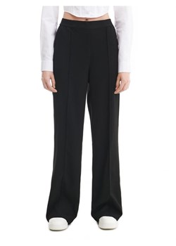 Cropp - Czarne spodnie straight - czarny ze sklepu Cropp w kategorii Spodnie damskie - zdjęcie 166246329