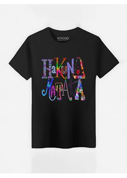 WOOOP Koszulka &quot;Hakuna Matata&quot; w kolorze czarnym ze sklepu Limango Polska w kategorii T-shirty męskie - zdjęcie 166247345