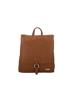 Stylowy plecak damski skórzany - Brązowy jasny ze sklepu Barberinis w kategorii Plecaki - zdjęcie 166248967