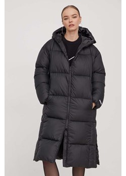 HUGO kurtka damska kolor czarny zimowa oversize ze sklepu ANSWEAR.com w kategorii Płaszcze damskie - zdjęcie 166249269