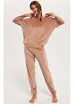 Komplet damski z długim rękawem i długimi nogawkami Juga, Kolor beżowy, Rozmiar XL, Italian Fashion ze sklepu Primodo w kategorii Dresy damskie - zdjęcie 166253715
