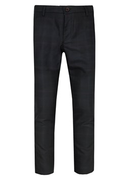 Eleganckie Męskie Spodnie - RIGON - Czarne w Kratkę SPRGNgy64czarnykratka ze sklepu JegoSzafa.pl w kategorii Spodnie męskie - zdjęcie 166256189