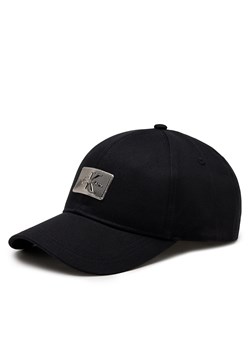 Czapka z daszkiem Calvin Klein Jeans Monologo Rubber Patch Cap K50K511463 Black BEH ze sklepu eobuwie.pl w kategorii Czapki z daszkiem męskie - zdjęcie 166256816