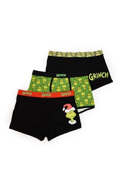 Cropp - 3 pack bokserek świątecznych z Grinchem - zielony ze sklepu Cropp w kategorii Majtki męskie - zdjęcie 166259825