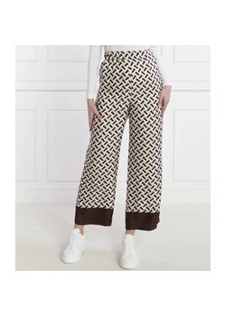Max Mara Leisure Jedwabne spodnie STONE | Loose fit ze sklepu Gomez Fashion Store w kategorii Spodnie damskie - zdjęcie 166262385