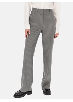 Szare spodnie garniturowe damskie Potis & Verso Dante ze sklepu Eye For Fashion w kategorii Spodnie damskie - zdjęcie 166262585
