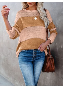 LA Angels Sweter w kolorze jasnoróżowo-karmelowym ze sklepu Limango Polska w kategorii Swetry damskie - zdjęcie 166264385