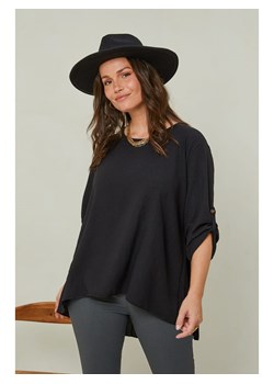 Curvy Lady Bluzka w kolorze czarnym ze sklepu Limango Polska w kategorii Bluzki damskie - zdjęcie 166264537