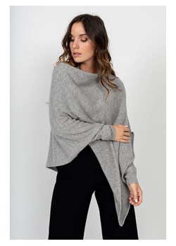 Perfect Cashmere Kaszmirowe ponczo &quot;Georgia&quot; w kolorze szarym ze sklepu Limango Polska w kategorii Poncza - zdjęcie 166264597