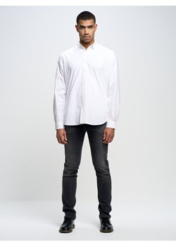 Koszula męska slim biała Nissip 101 ze sklepu Big Star w kategorii Koszule męskie - zdjęcie 166268805