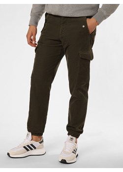 Tommy Hilfiger Spodnie Mężczyźni Bawełna oliwkowy jednolity ze sklepu vangraaf w kategorii Spodnie męskie - zdjęcie 166271028