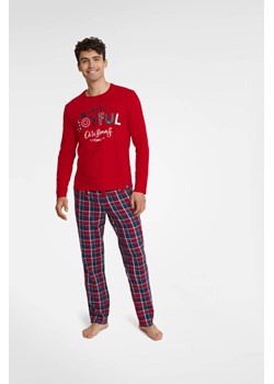Piżama męska Glance Henderson czerwona 40950 ze sklepu piubiu_pl w kategorii Piżamy męskie - zdjęcie 166272846