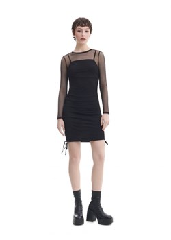 Cropp - Czarna sukienka mini - czarny ze sklepu Cropp w kategorii Sukienki - zdjęcie 166279878