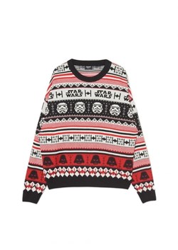 Cropp - Świąteczny sweter Star Wars - czerwony ze sklepu Cropp w kategorii Swetry męskie - zdjęcie 166279897