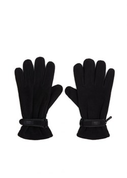 Cropp - Czarne rękawiczki - czarny ze sklepu Cropp w kategorii Rękawiczki męskie - zdjęcie 166285485