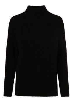 Marie Lund Sweter damski z dodatkiem moheru Kobiety Sztuczne włókno czarny jednolity ze sklepu vangraaf w kategorii Swetry damskie - zdjęcie 166285855
