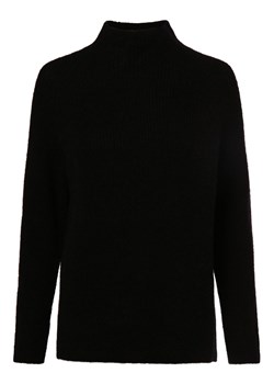 Marie Lund Sweter damski z dodatkiem moheru Kobiety Sztuczne włókno czarny jednolity ze sklepu vangraaf w kategorii Swetry damskie - zdjęcie 166285855