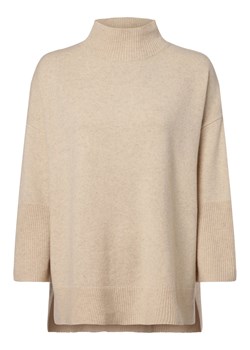 Apriori Damski sweter z wełny merino Kobiety Wełna merino beżowy marmurkowy ze sklepu vangraaf w kategorii Swetry damskie - zdjęcie 166285858