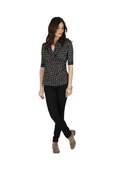 Aller Simplement Koszulka w kolorze czarno-beżowym ze sklepu Limango Polska w kategorii Bluzki damskie - zdjęcie 166287038