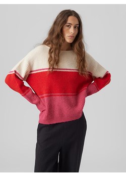 Vero Moda Sweter w kolorze różowo-kremowo-czerwonym ze sklepu Limango Polska w kategorii Swetry damskie - zdjęcie 166287659