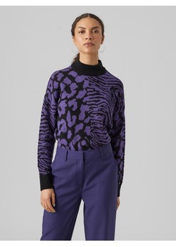 Vero Moda Sweter w kolorze fioletowo-czarnym ze sklepu Limango Polska w kategorii Swetry damskie - zdjęcie 166287688