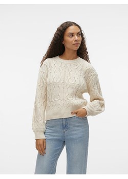Vero Moda Sweter w kolorze kremowym ze sklepu Limango Polska w kategorii Swetry damskie - zdjęcie 166287695