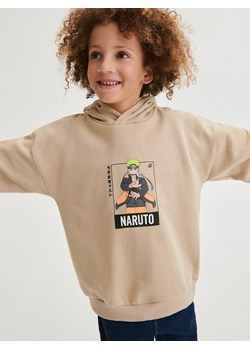 Reserved - Bluza oversize Naruto - beżowy ze sklepu Reserved w kategorii Bluzy chłopięce - zdjęcie 166288269