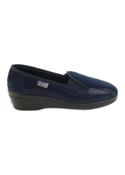 Befado obuwie damskie pu 034D001 niebieskie ze sklepu ButyModne.pl w kategorii Kapcie damskie - zdjęcie 166297386
