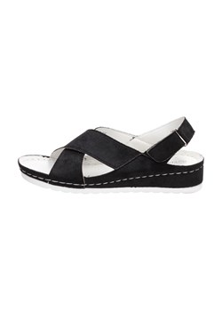 Czarne sandały damskie Vinceza 2190 ze sklepu suzana.pl w kategorii Sandały damskie - zdjęcie 166307667