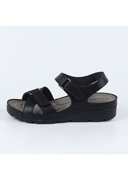 Czarne sandały damskie komfortowe Vinceza 46007 ze sklepu suzana.pl w kategorii Sandały damskie - zdjęcie 166309866