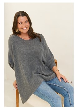 Curvy Lady Sweter w kolorze szarym ze sklepu Limango Polska w kategorii Swetry damskie - zdjęcie 166312835