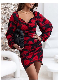Elegancka sukienka w print JAMHA - wzór 1 ze sklepu magmac.pl w kategorii Sukienki - zdjęcie 166313547