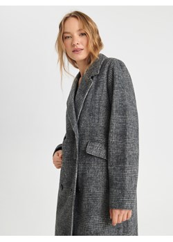 Sinsay - Płaszcz w kratę - wielobarwny ze sklepu Sinsay w kategorii Płaszcze damskie - zdjęcie 166314899