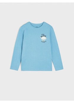 Sinsay - Koszulka z nadrukiem - niebieski ze sklepu Sinsay w kategorii T-shirty chłopięce - zdjęcie 166316279