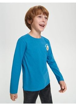 Sinsay - Koszulka z nadrukiem - niebieski ze sklepu Sinsay w kategorii T-shirty chłopięce - zdjęcie 166316517