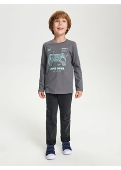 Sinsay - Koszulka z nadrukiem - szary ze sklepu Sinsay w kategorii T-shirty chłopięce - zdjęcie 166316519