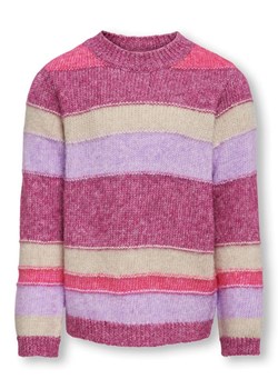KIDS ONLY Sweter &quot;Kogelaine&quot; w kolorze różowym ze wzorem ze sklepu Limango Polska w kategorii Swetry dziewczęce - zdjęcie 166322266