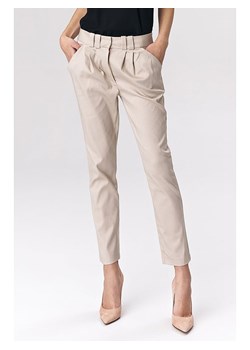 Nife Spodnie w kolorze beżowym ze sklepu Limango Polska w kategorii Spodnie damskie - zdjęcie 166322815