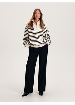 Reserved - Bluza z wysoka stójką - czarny ze sklepu Reserved w kategorii Bluzy damskie - zdjęcie 166323628