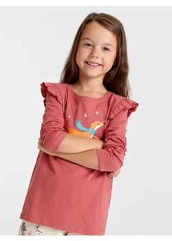 Sinsay - Koszulka z nadrukiem - różowy ze sklepu Sinsay w kategorii Bluzki dziewczęce - zdjęcie 166325299