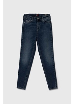 Tommy Jeans jeansy dziecięce Nora damskie kolor niebieski ze sklepu ANSWEAR.com w kategorii Spodnie dziewczęce - zdjęcie 166326336
