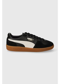 Puma sneakersy skórzane  Palermo kolor czarny 396464 ze sklepu PRM w kategorii Buty sportowe damskie - zdjęcie 166327577