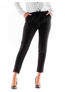 Awama Spodnie w kolorze czarnym ze sklepu Limango Polska w kategorii Spodnie damskie - zdjęcie 166366647