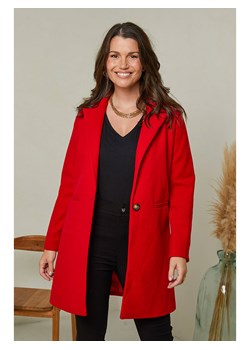 Curvy Lady Płaszcz przejściowy w kolorze czerwonym ze sklepu Limango Polska w kategorii Płaszcze damskie - zdjęcie 166366738