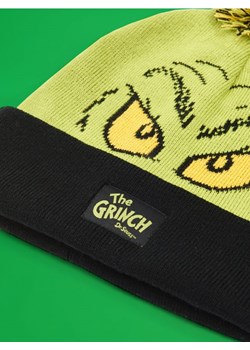 Cropp - Zimowa świąteczna czapka Grinch - zielony ze sklepu Cropp w kategorii Czapki zimowe męskie - zdjęcie 166369367